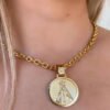15131498524 Cordao206Mm20Feminino2020Pingente20Banhado20A20Ouro2018K20Cadeado 1