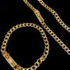 15146444254 Corrente20Com20Pulseira20Grumet206Mm20Fecho20Gaveta20Banhados20A20Ouro2018K10