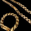 15146445939 Corrente20Com20Pulseira20Friso20S2012Mm20Banhados20A20Ouro2018K2010