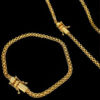 15146468785 Corrente20E20Pulseira20Cadeado20Duplo2035Mm20Banhados20A20Ouro2018K2