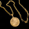 15146470196 Corrente20Cadeado204Mm20Com20Pingente20Jesus20Salmo202520Banhados20A20Ouro2018K500