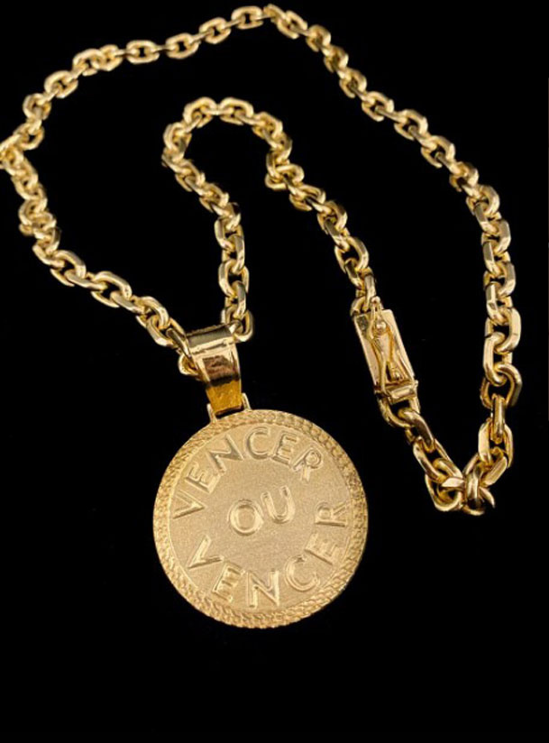 15146566121 Corrente20Cadeado208Mm20Com20Pingente20Vencer20Ou20Vencer20Banhados20A20Ouro