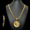 15151192861 Cordao208Mm20Lacraia2020Pulseira2020Pingente2010020Banhado2018K20Preto