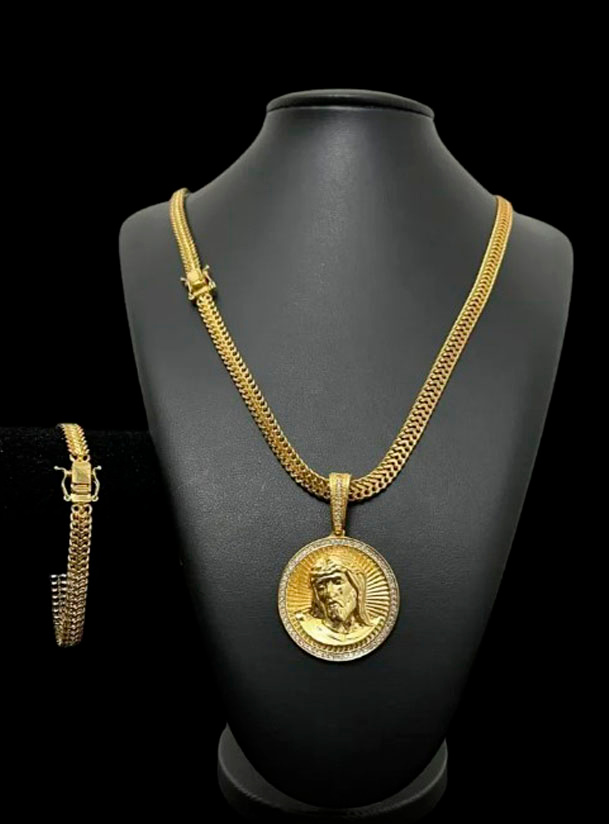 15151192861 Cordao208Mm20Lacraia2020Pulseira2020Pingente2010020Banhado2018K20Preto