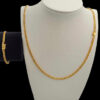 15154281040 Cordao2020Pulseira203Mm20Grumet20Feminino20 20Banhado20A20Ouro2018K20Preto