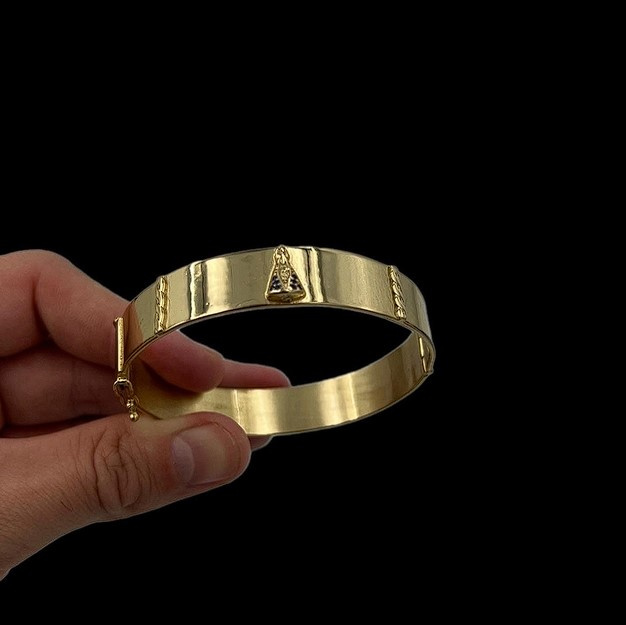 15154282276 Bracelete2013Mm20Nossa20Senhora20Banhado20A20Ouro2 2