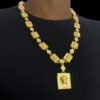 15234061666 Cordao20Poze20Jesus20Cristo2020Pingente20Banhado20A20Ouro2018K20