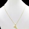 15235877284 Cordao20Feminino201Mm20Pistola20Cravejada20 20Banhado20A20Ouro2018K