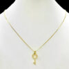 15235877765 Cordao20Feminino201Mm20Chave20Cravejada20 20Banhado20A20Ouro2018K