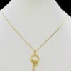 15237072607 Cordao20Feminino201Mm20Onca20Circulo20 20Banhado20A20Ouro2018K