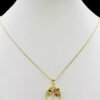 15237085180 Cordao20Feminino201Mm20Arvore20Da20Vida20Colorido20 20Banhado20A20Ouro2018K