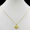 15237086460 Cordao20Feminino201Mm20Coracao20Cavejado20Laco20 20Banhado20A20Ouro2018K20P
