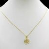 15237089514 Cordao20Feminino201Mm20Arvore20Da20Vida20Brilhante20 20Banhado20A20Ouro2018K
