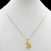 15237091344 Cordao20Feminino201Mm20Unicornio20Cravejado20 20Banhado20A20Ouro2018K