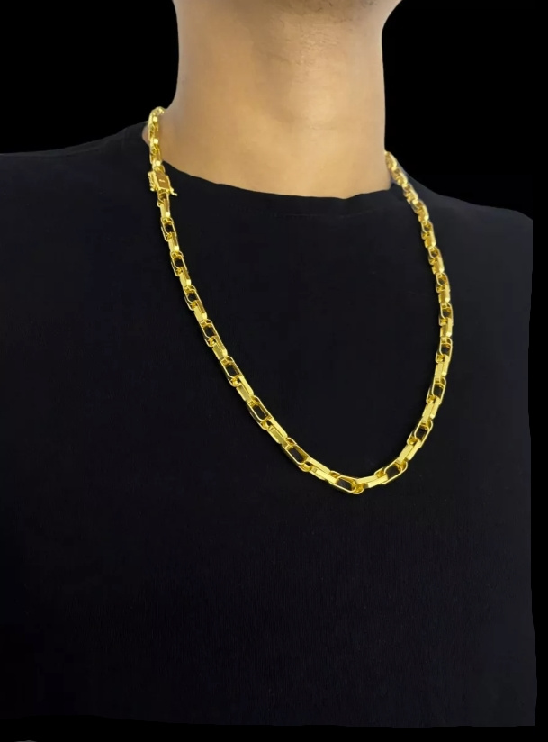 15239723334 Cordao20Tijolinho20Trancado206Mm20Banhado20A20Ouro2018K20Luxuoso202 4