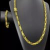 15239724408 Cordao20E20Pulseira206Mm20Tijolinho20Trancado20Banhado20A20Ouro2018K20B20Oficial 1