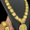 15239831702 Cordao20E20Pulseira20Dubai20Supremo2022Mm2020Pingente20Personalizado20Letra20Banhado20A20Ouro2018K