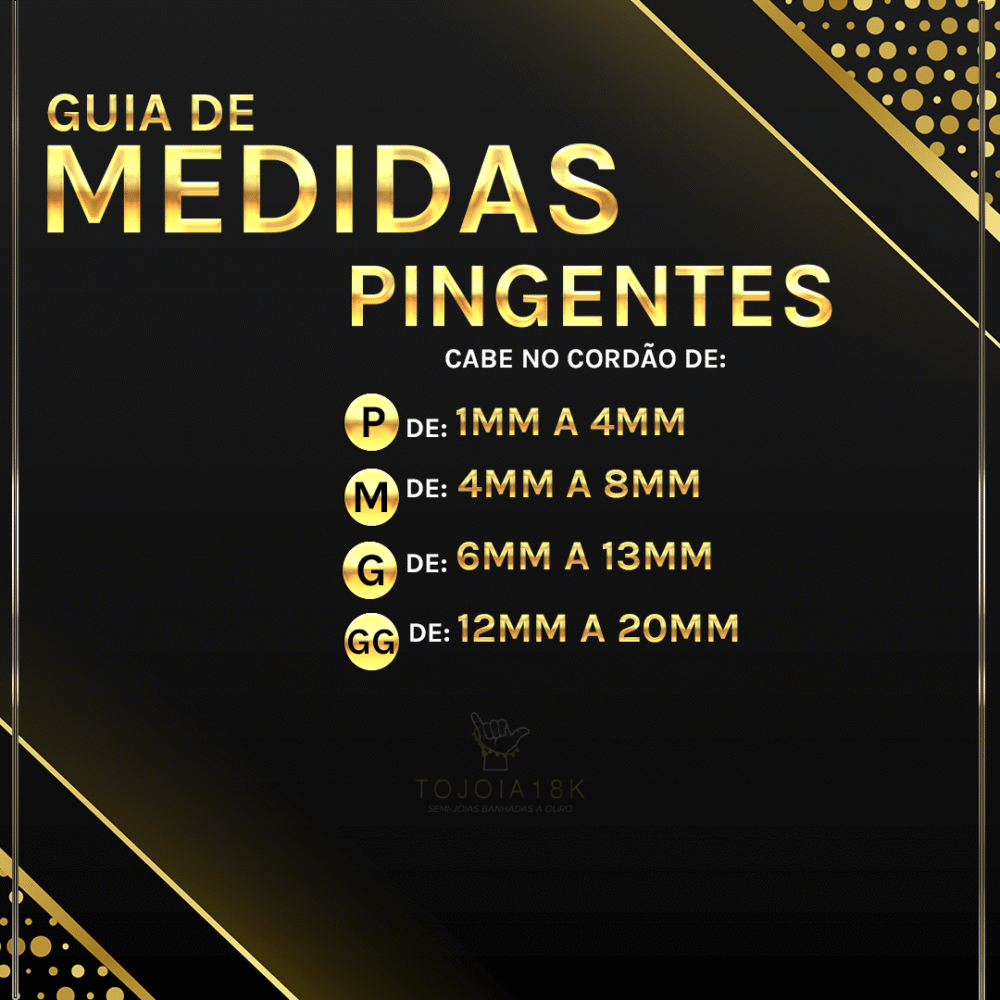 Pingente Cruz Vazada Retângular – Banhado A Ouro 18K - Imagem 4