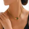 15249475510 Kit20Feminino20Trevo20De20420Folhas20Banhado20A20Ouro2018K