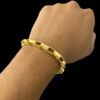 15254921283 Pulseira20Tijolinho20Curto208Mm20Banhado20A20Ouro2018K201