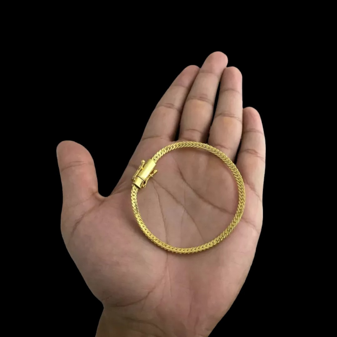 15260303530 Pulseira20Grumet20Laminado204Mm 20Banhado20A20Ouro2018K203 Photoroom