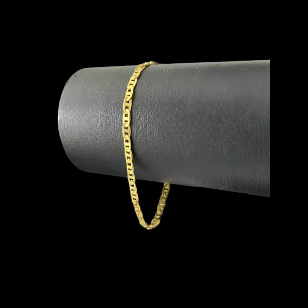 Cordão + Pulseira Piastrine 3Mm - Banhado A Ouro 18K - Imagem 2