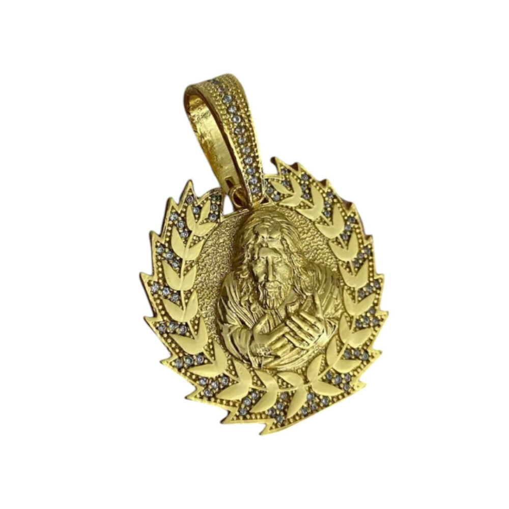 Pingente Jesus Ramos G - Banhado A Ouro 18K - Imagem 2