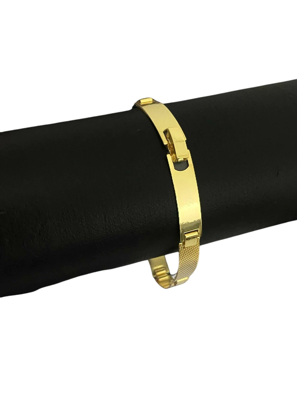 15328274468 Bracelete Frisado 6Mm Banhado A Ouro 18K 1