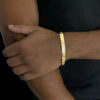 15328274472 Bracelete Frisado 6Mm Banhado A Ouro 18K 2 1