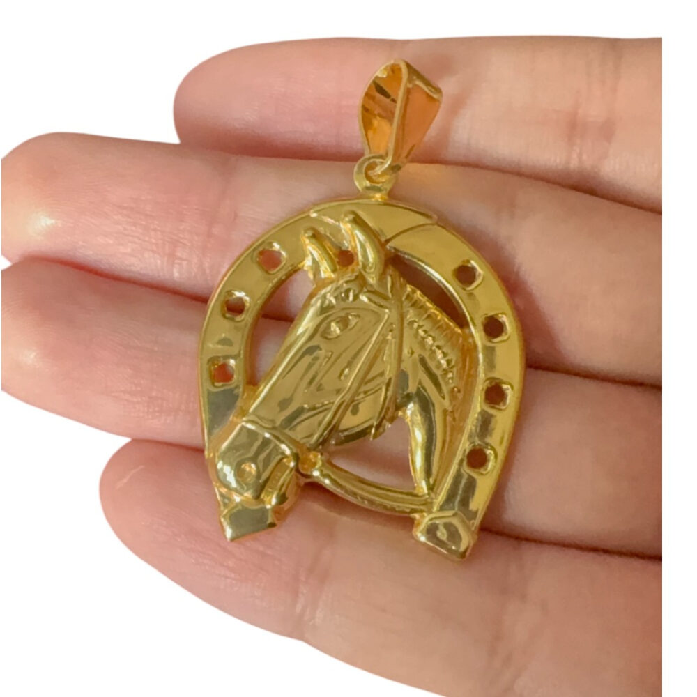 Pingente Ferradura G - Banhado A Ouro 18K - Imagem 2
