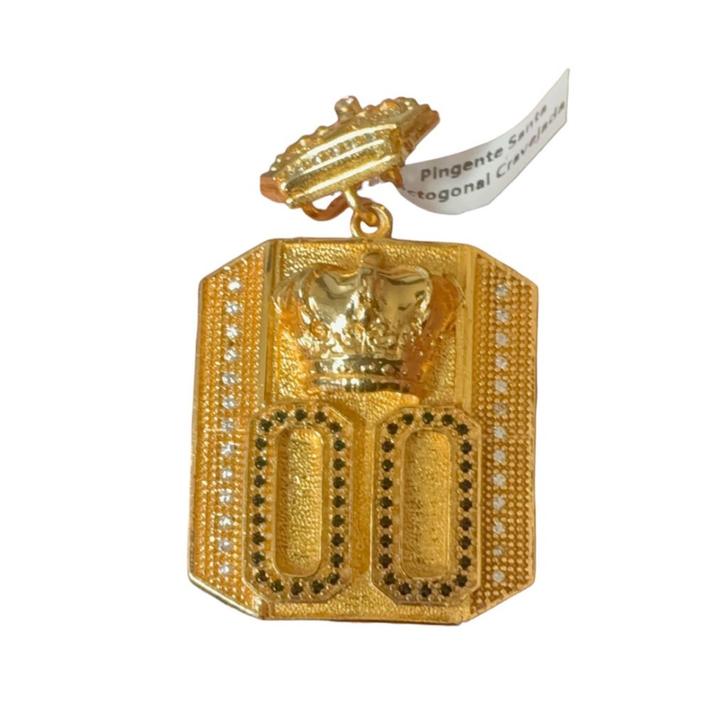 Pingente 00 Coroa Buh - Banhado A Ouro 18K - Imagem 2
