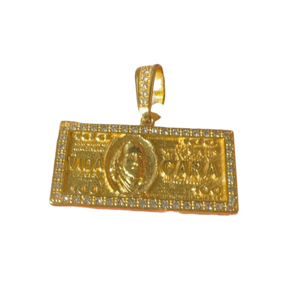 Pingente Vida Cara - Banhado A Ouro 18K - Imagem 2