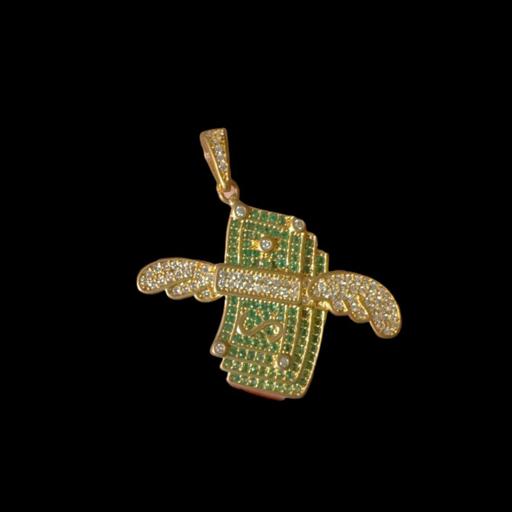 Pingente Dinheiro (P) - Banhado A Ouro 18K
