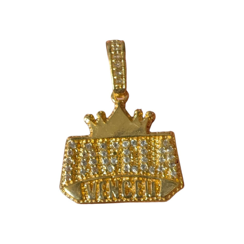 Pingente Favela Venceu P - Banhado A Ouro 18K - Imagem 3
