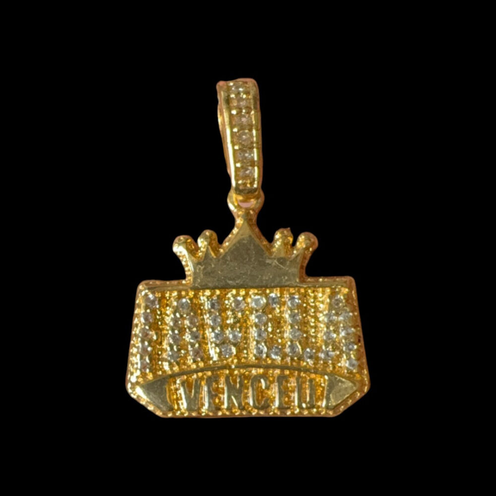 Pingente Favela Venceu P - Banhado A Ouro 18K