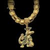 15348388078 Corrente 10Mm Dubai Fecho Marcacao 750 Pingente Jacare Cravejado Banhado A Ouro 18K Lancam 1