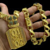 15348399471 Corrente 13Mm Friso S Fecho Gaveta Premium Pingente 01 Nao E 02 Banhado A Ouro 18K Lancamen 1