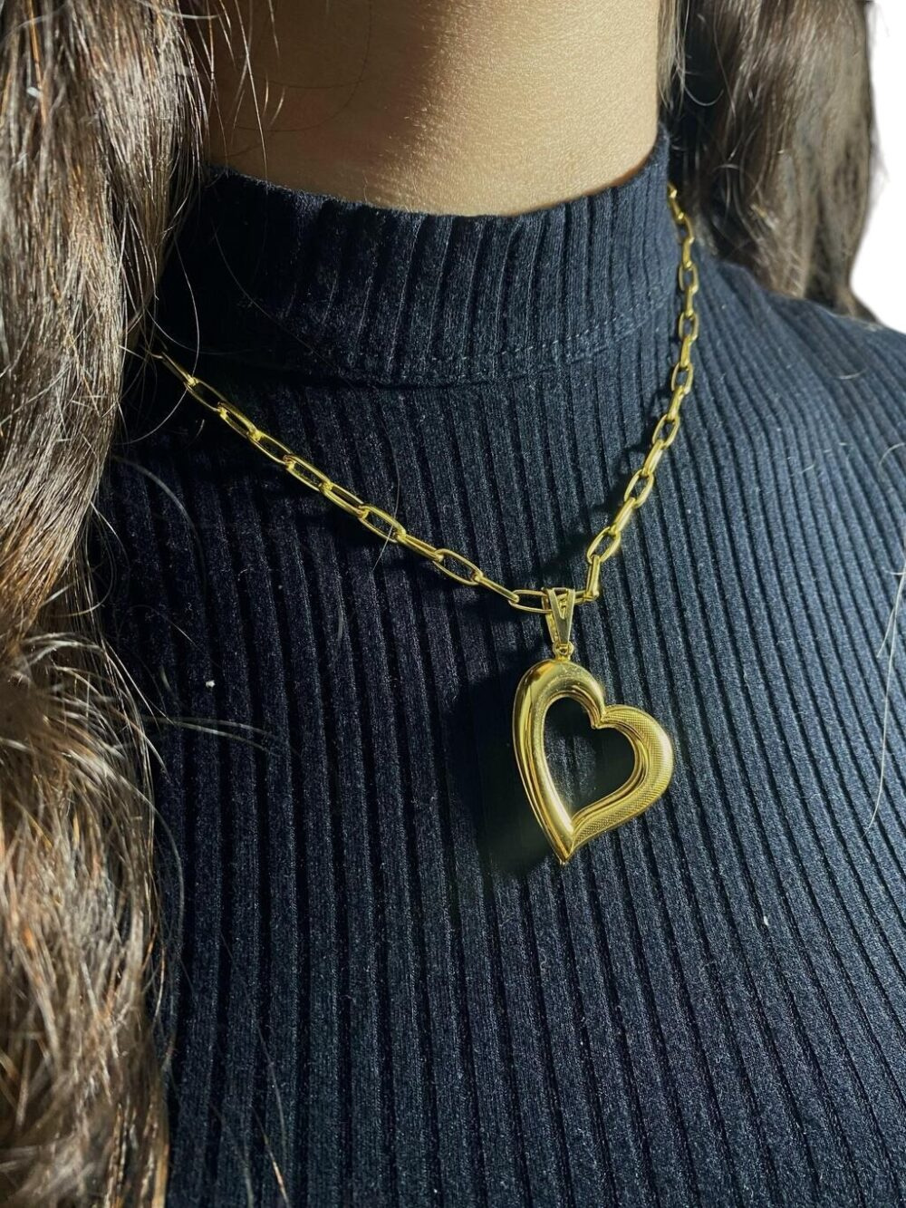 Kit Banho A Ouro 18K: Feminino Cordão Pingente, Anel, Brinco - Imagem 4