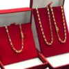 15351561607 D Nq Np 2X 942270 Mlb84309300854 052025 F Cordo E Pulseira 3Mm Tijolinho Banhado A Ouro Masculi