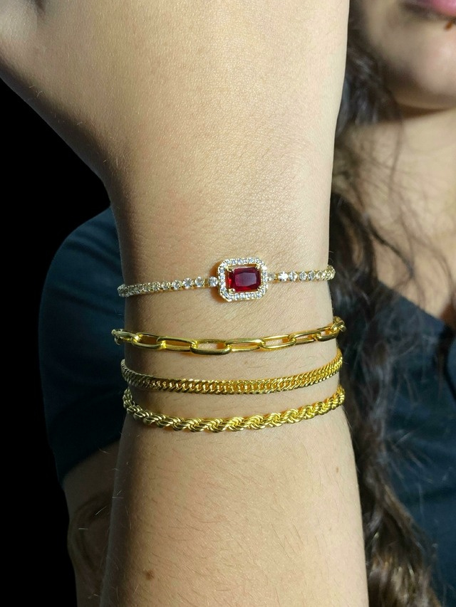 15351566152 Kit Mix Pulseiras Pedra Vermelha 3 06Fd2F1Fcebd2Be6A117455933906314 640 0
