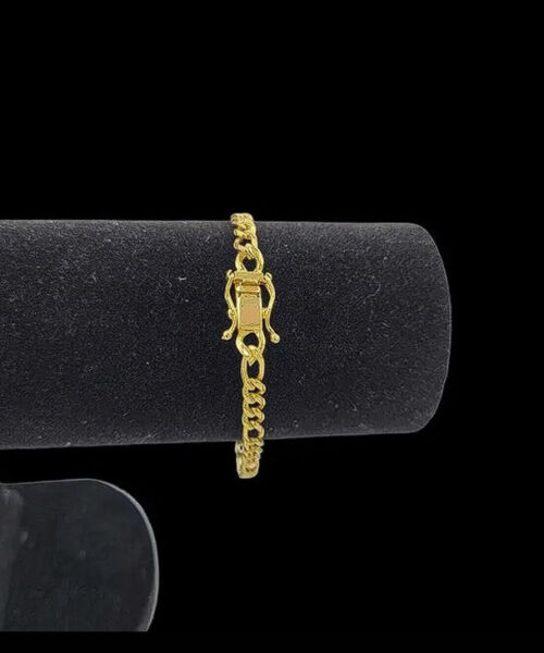 Pulseira 3x1 6mm - Banhada a Ouro 18k