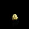 Anel 3D Jesus Cristo Banhado A Ouro 18K P