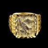 Anel Aguia Ajustavel – Banhado A Ouro 18K5
