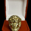 Anel Jesus Cristo Cravejado – Banhado A Ouro 18K5