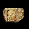 Anel Buda Banhado A Ouro 18K Luxo4
