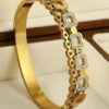 Bracelete Cravejado Banhado A Ouro 18K P