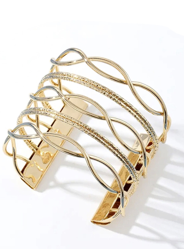 Bracelete Feminino Banhado A Ouro 18K V