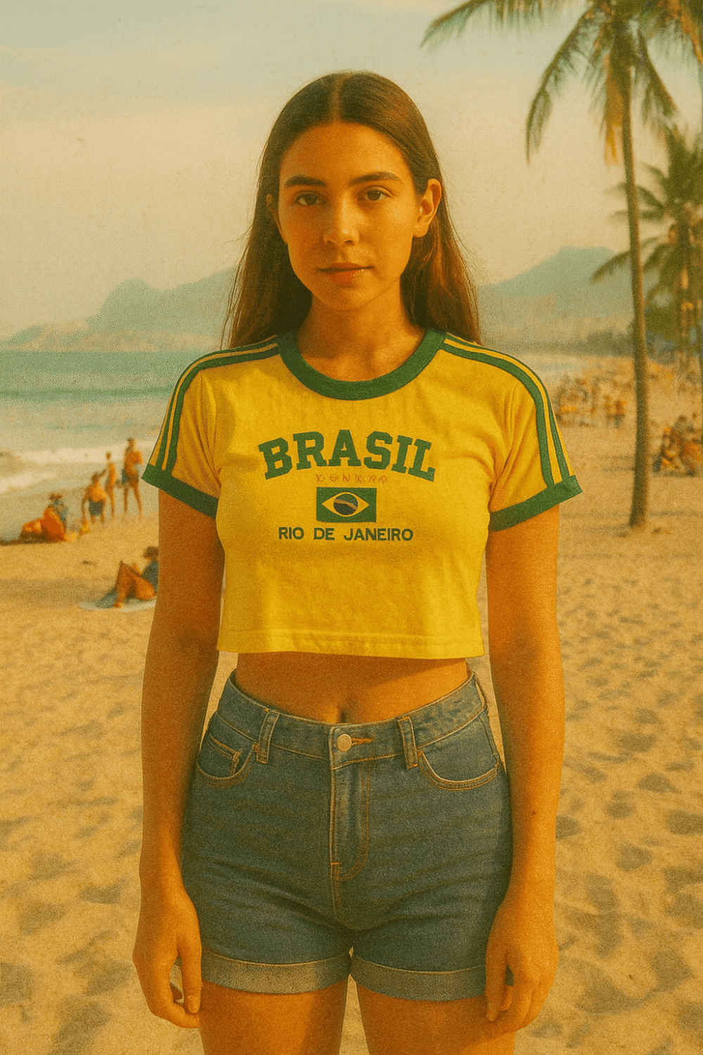 Cropped Do Brasil Bordada Retrô - Imagem 26