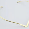 Colar Choker Feminino Banhado A Ouro 18K Branco