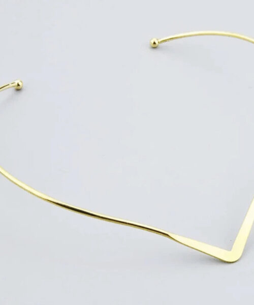 Colar Choker Feminino - Banhado a Ouro 18k